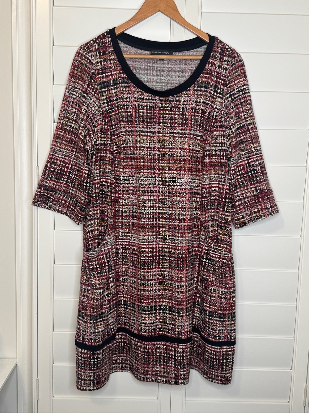 Chris McLaughlin plaid dress size 18W